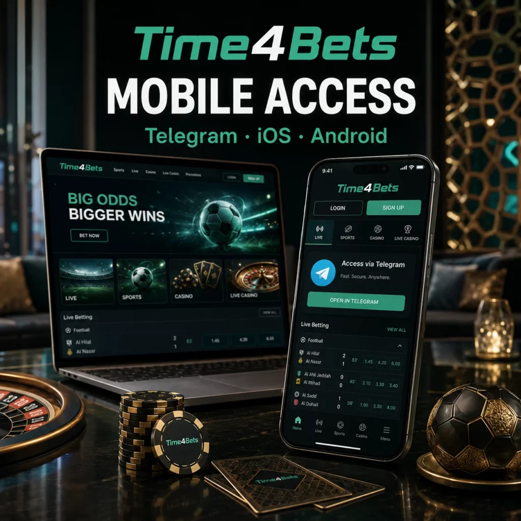 Time4Bets Mobile Access via Telegram App